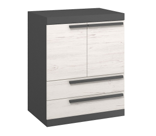 Mládežnícka komoda Gray Graphite 80cm Tr6