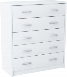 Zásuvky stojaci so zásuvkami pre spálňu 74 cm biela