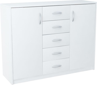 Zásuvky na 2d5s skrinku biela 110 cm zásuvky na stojan
