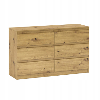 Skrinka na kučeravnú zásuvku pre salónovú spálňu 6SZ Artisan Oak