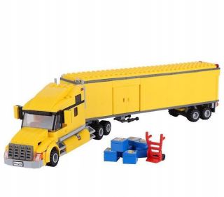 Kompatibilný s 82026 City Series Yellow Big Truck