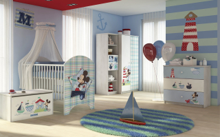 Sada nábytku Disney 120x60 pk baby boo 3 prvky