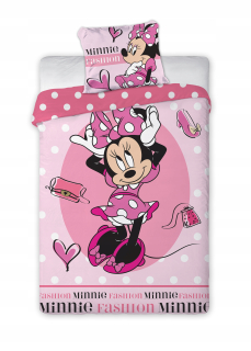 Posteľná sada 140x200cm + 70x90cm Minnie Mouse