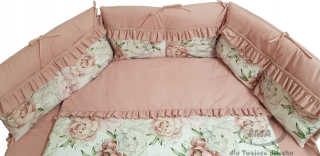 Sada podstielky 3el 90x120 Premium - Peony