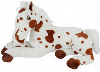 Koňský kôň mazdala pekný plyšový maskot 50 cm