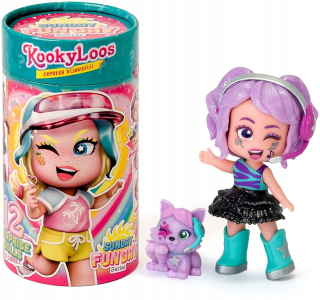 Kookyloos Doll Surprise v trubici + príslušenstvo