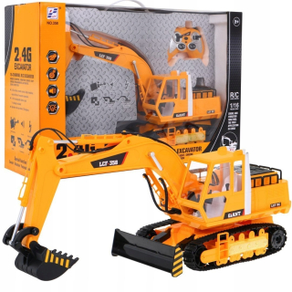 Rýpadlo 1:16 r/c s dymom 2,4 g