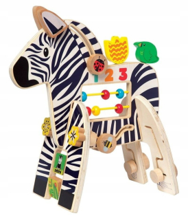 Vzdelávacia kocka Motor Zebra Manhattan Hray