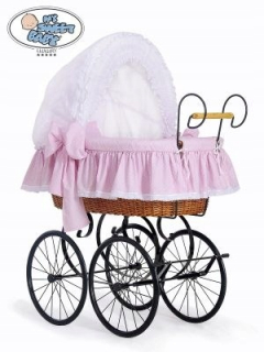 Mojžiš Retro Christine Basket - Natural + White-