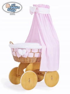 Mojžišský kôš s kolíslou Isabella Natural + B