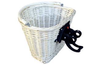 Prútený košík pre bicykel kliknite na biele bicykle