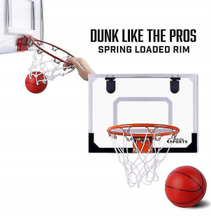 Basketbal Kids Pro Indoor Mini RIM nastavený na
