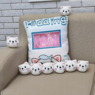 Cat Bag 8 Snacks Puding Pudding Locking Bag