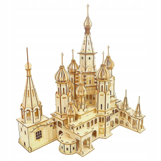 Kreatívny dizajnér detí 3D puzzle ed katedrála