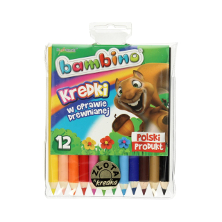 Bambino ceruzky 12kol jumbo v dreve