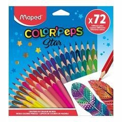 Trojuholníkové pastelky Colorpeps 72 farieb Maped