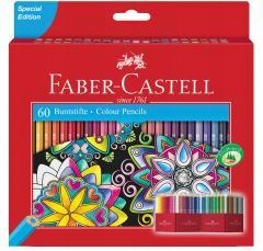 Pastelky Lock 60 farieb FABER CASTELL