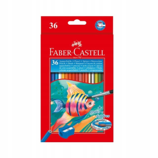 Faber-Castelc 36 Farby akvarelové ceruzky