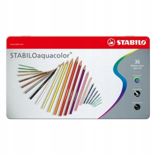 Stabililo aquacolor 36k kovové coamons pastelky