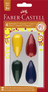 Faber Castell Crays 3+ Sviečky ceruzky 3+ 4 farby