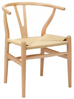 Wishbone Natural Chair - Bukový drevo, prírodné