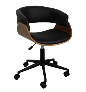 Stolička otočná stolička Woody 6 Eco -Geather Chrome