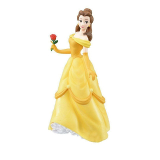Princezná Belle figurína hračkárska dekorácia koláč