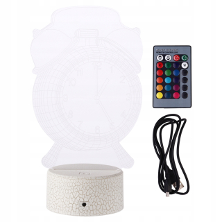 Lampa s nočnou lampou na močovú žiarovku