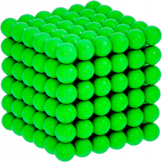 Neocube magnetické gule 216 ks. 5 mm fluo