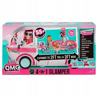 L.O.L. Prekvapenie lol omg Kamper glamper striebro 4in1