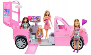 Barbie Limousine Doll so sestrami 4 bábiky GFF58