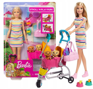 Barbie Doll Barsitter 2 Dog Trolley