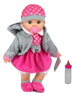Doll Bobas hovorí, že spieva uzatvára oči fľašu+struk