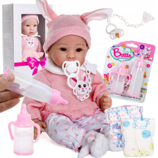 Bobas Doll Sounds + struk + fľaše + Pampery