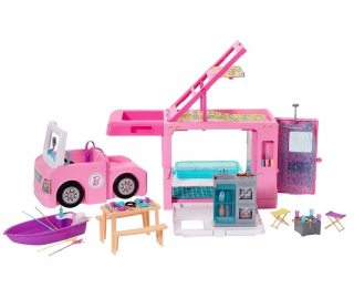 Bábika Barbie Camper 3v1 čln bazén TV reklama
