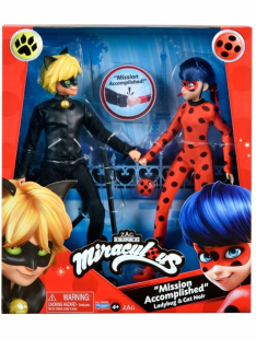 Doll Biedronka a čierna mačka Adrien Cat Noir