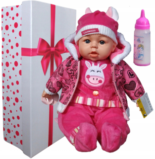 Doll Like A Live Bobas 45 cm hovorí, že fľaša nového cumlíka