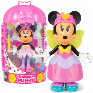 Doll Mouse Minnie Fairy + šatník 2 kostýmy Disney