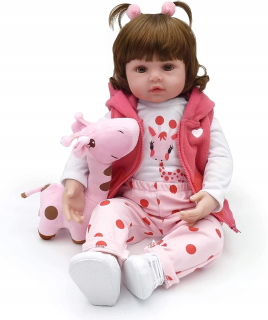 Reborn Bobas Doll Girl Like Alive! 48 cm