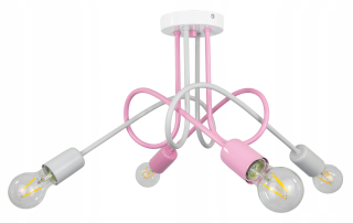 Detské lampy pastely luster farby farieb