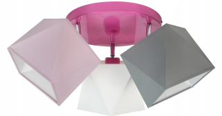Lampa Plafon Detský luster pod LED 5 farbami