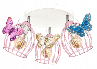 Závesná stropná lampa Butterfly ovál
