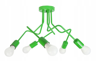 Luster visiace stropné lampa pre deti farieb