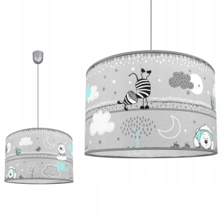 Závesná stropná lampa s detskou tienidlom