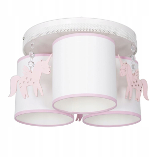 Luster stropného žiarovky Plafon Unicorn 3xE27