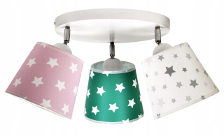Luster stropného žiarovky Plafon pre deti LED 3PSP