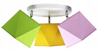 Luster stropného žiarovky Plafon pre deti LED 3PLP