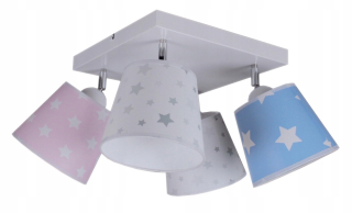 Luster stropného žiarovky Plafon pre deti LED 4PLP