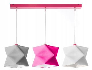 Detská závesná lampa 3pł Diamond Lampshade NOVINKA