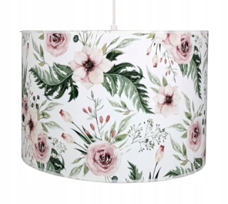 Závesná lampa ruže záhradné divé kvety nové